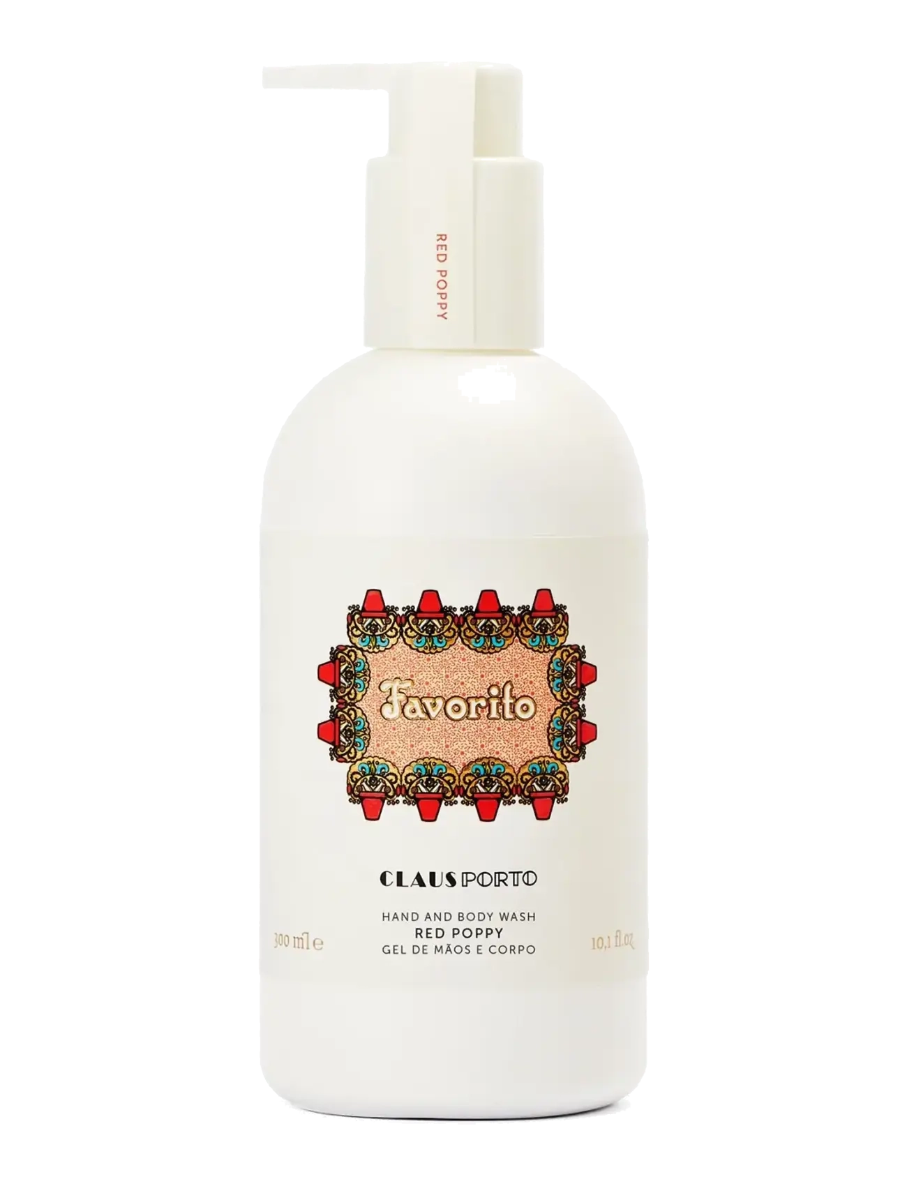 Claus Porto Favorito Red Poppy Hand & Body Wash - Kroppsvård - RED / red