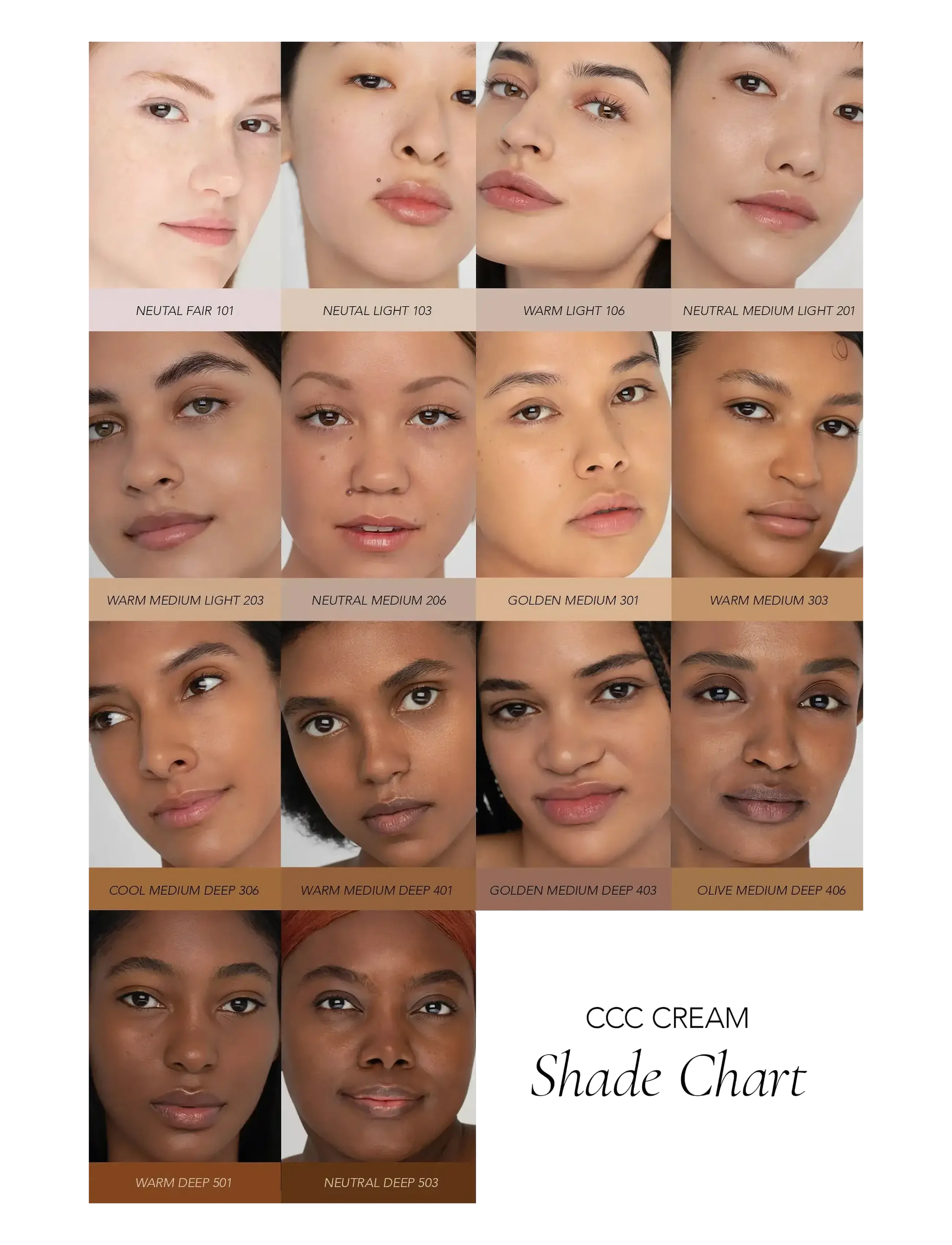 CLE Cosmetics - CCC Cream - för ansiktet - cool medium deep 306 - 4
