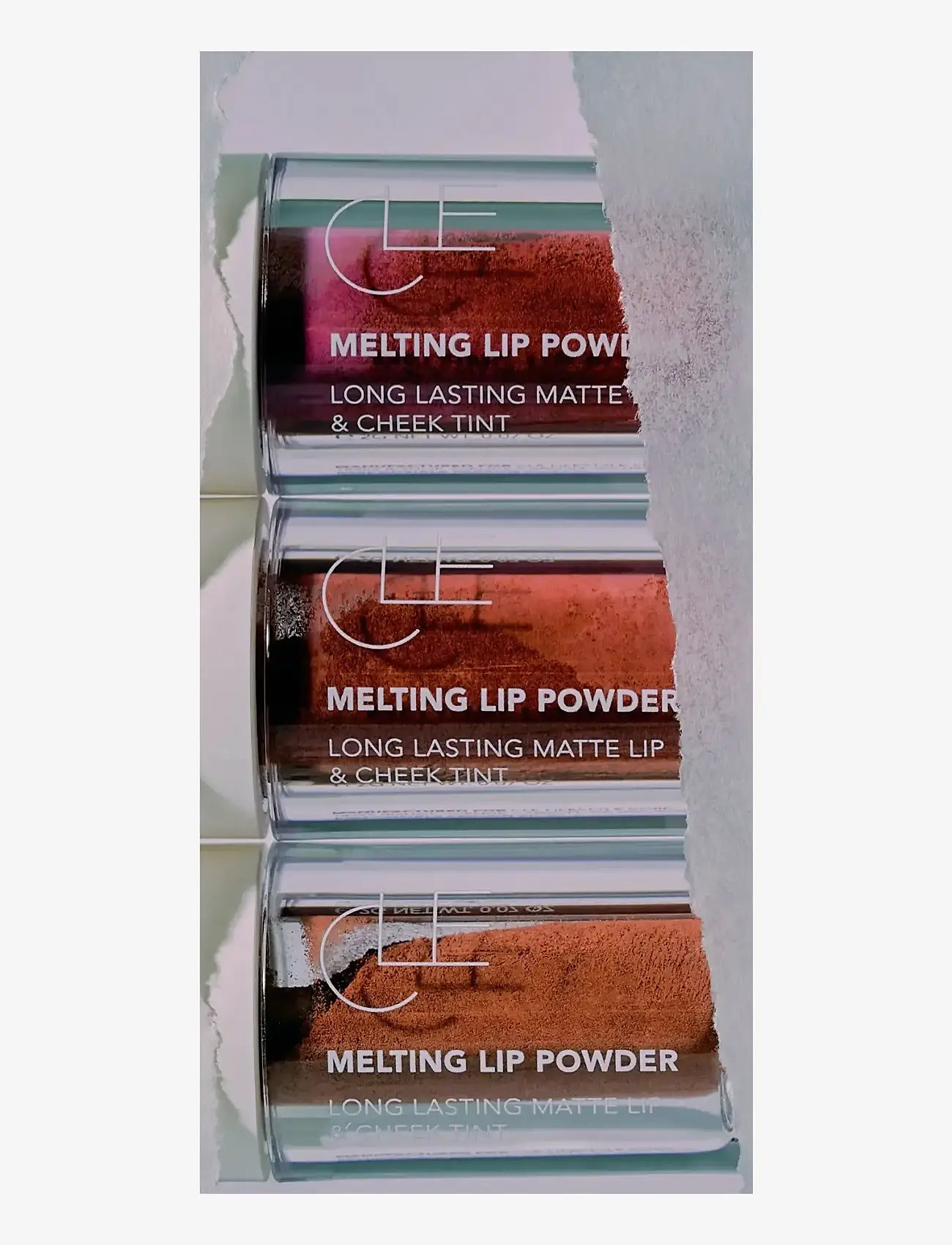 CLE Cosmetics - Melting Lip Powder - bliv klar til date night - lady guava - 4