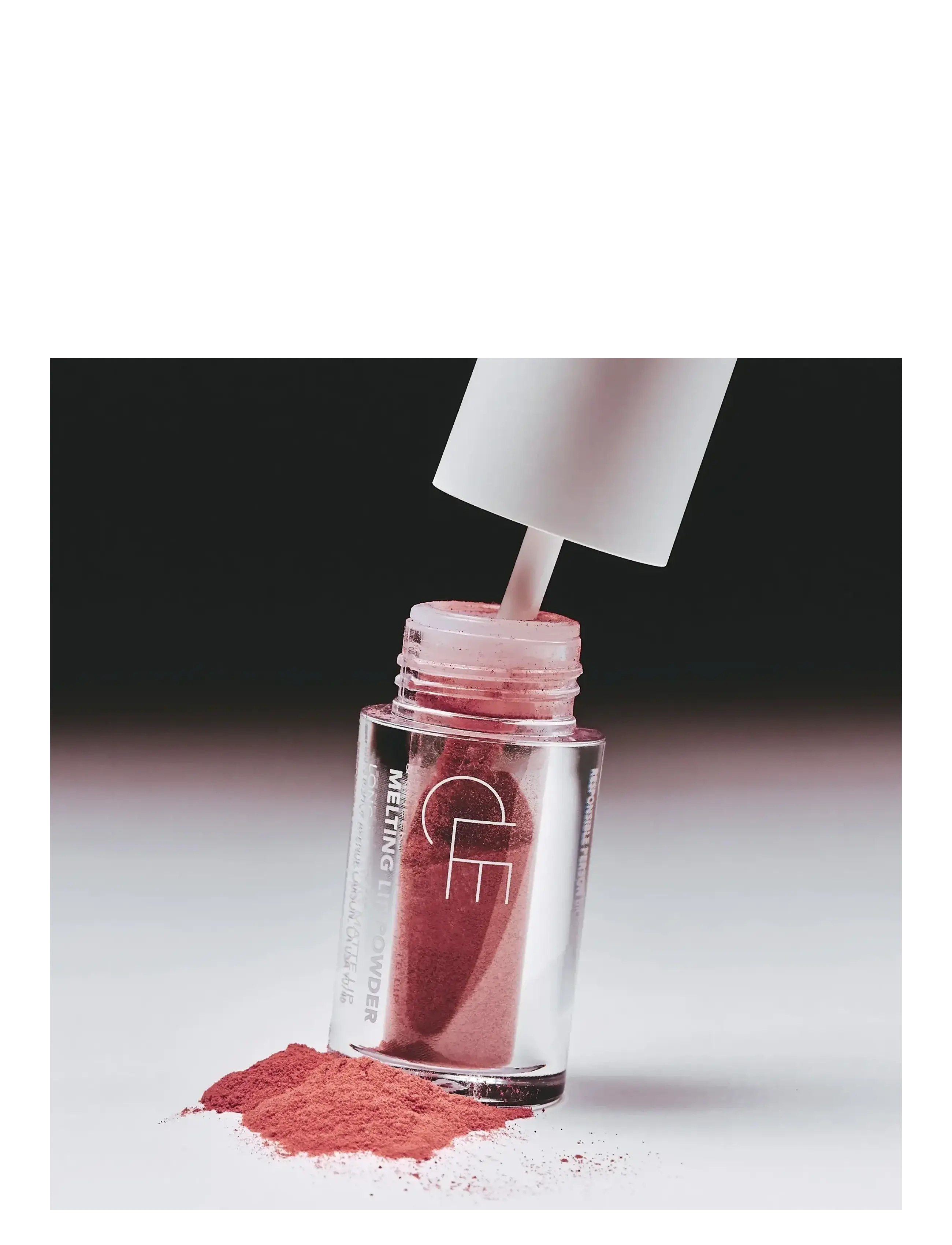 CLE Cosmetics - Melting Lip Powder - makeup - true red - 2