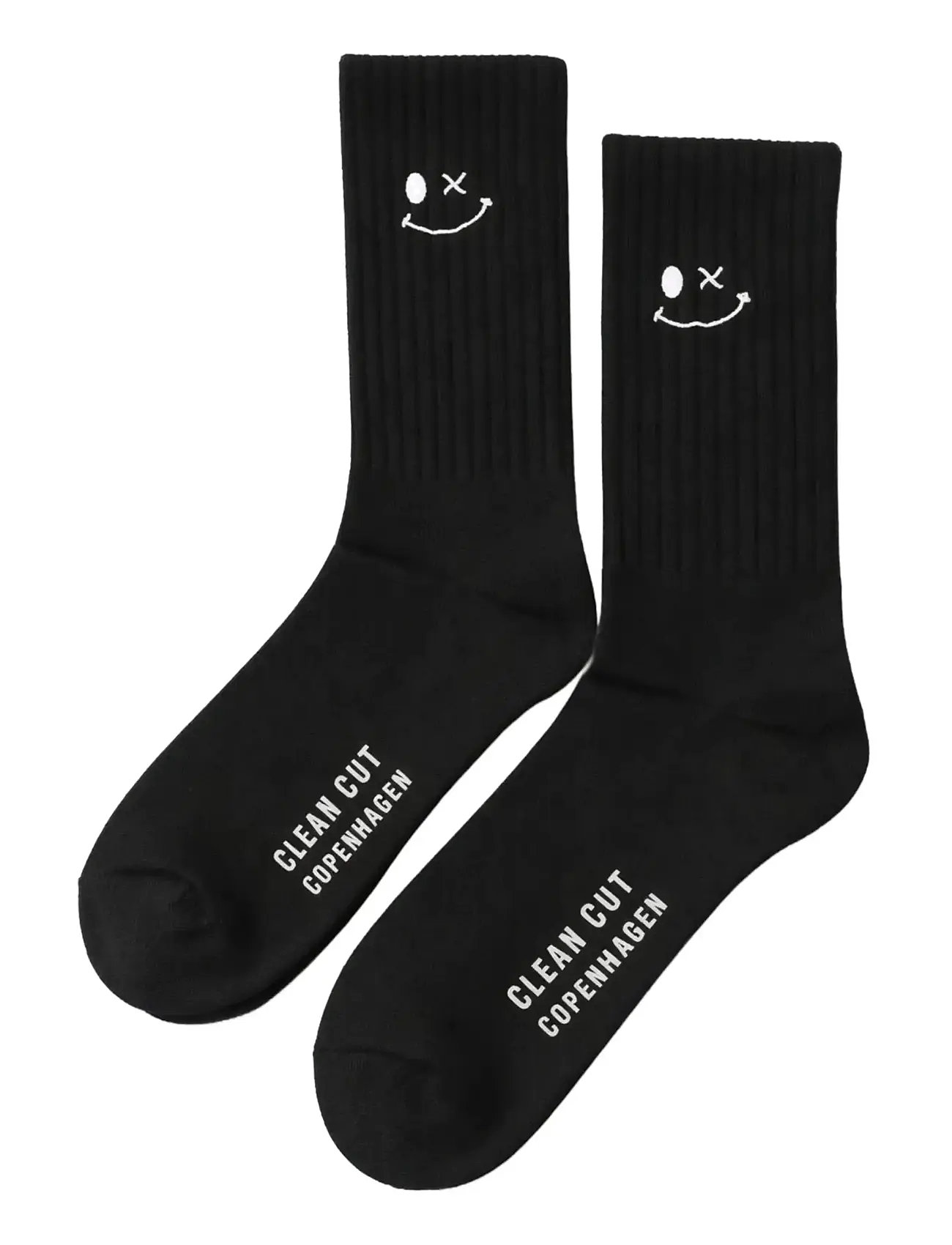 Clean Cut Copenhagen Logo 2-Pack Socks - - 40-45 1
