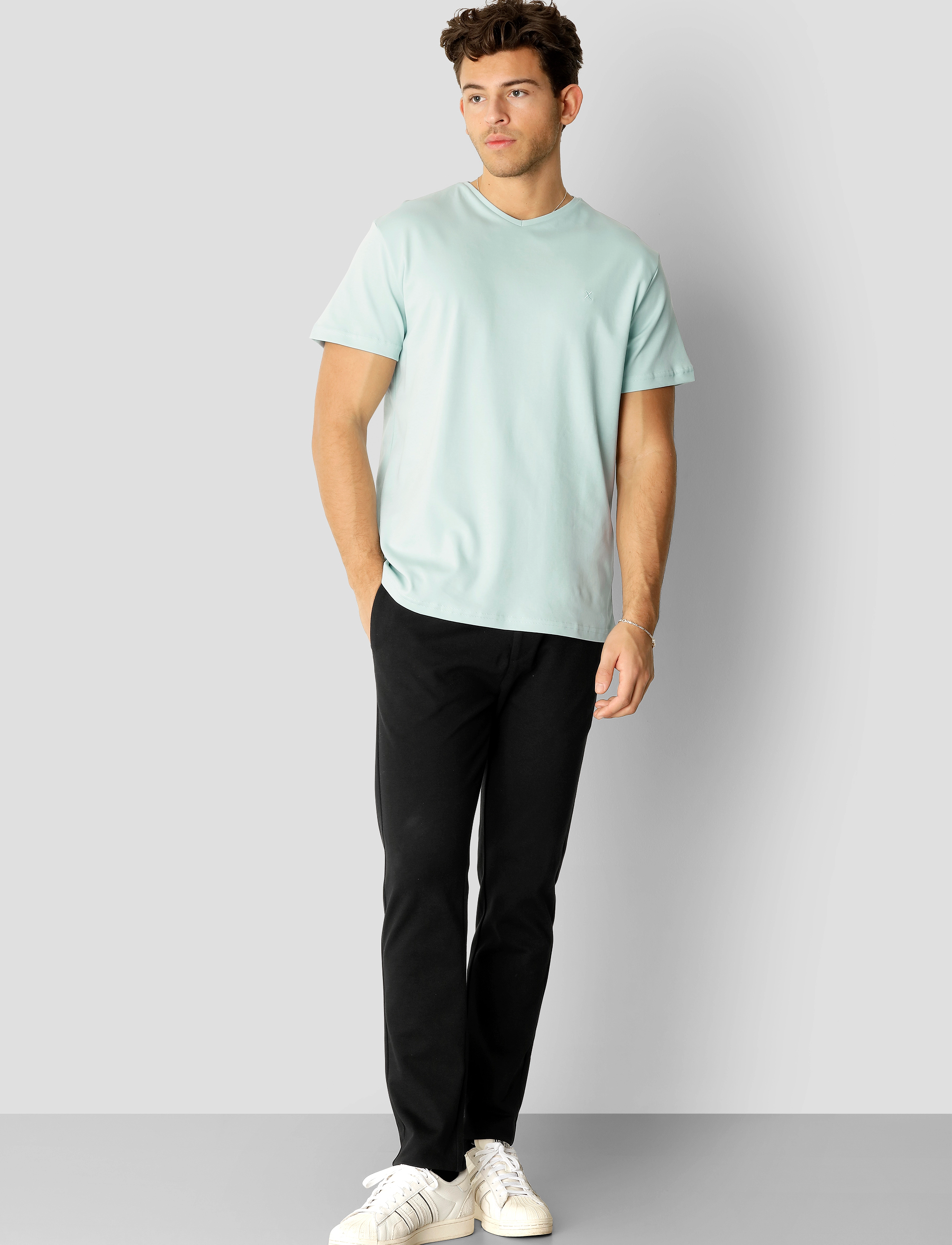 Clean Cut Copenhagen - Milano Jersey Pants - suit trousers - black02 - 3