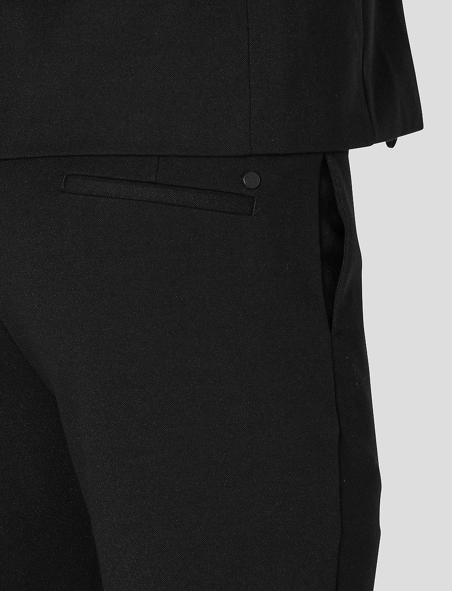 Clean Cut Copenhagen - Milano Jersey Pants - kostymbyxor - black02 - 4