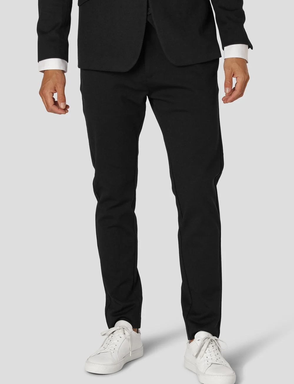 Clean Cut Copenhagen - Milano Jersey Pants - pantalons - black - 0