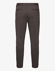 Clean Cut Copenhagen - Milano Jersey Pants - jakkesætsbukser - brown melangÈ - 1