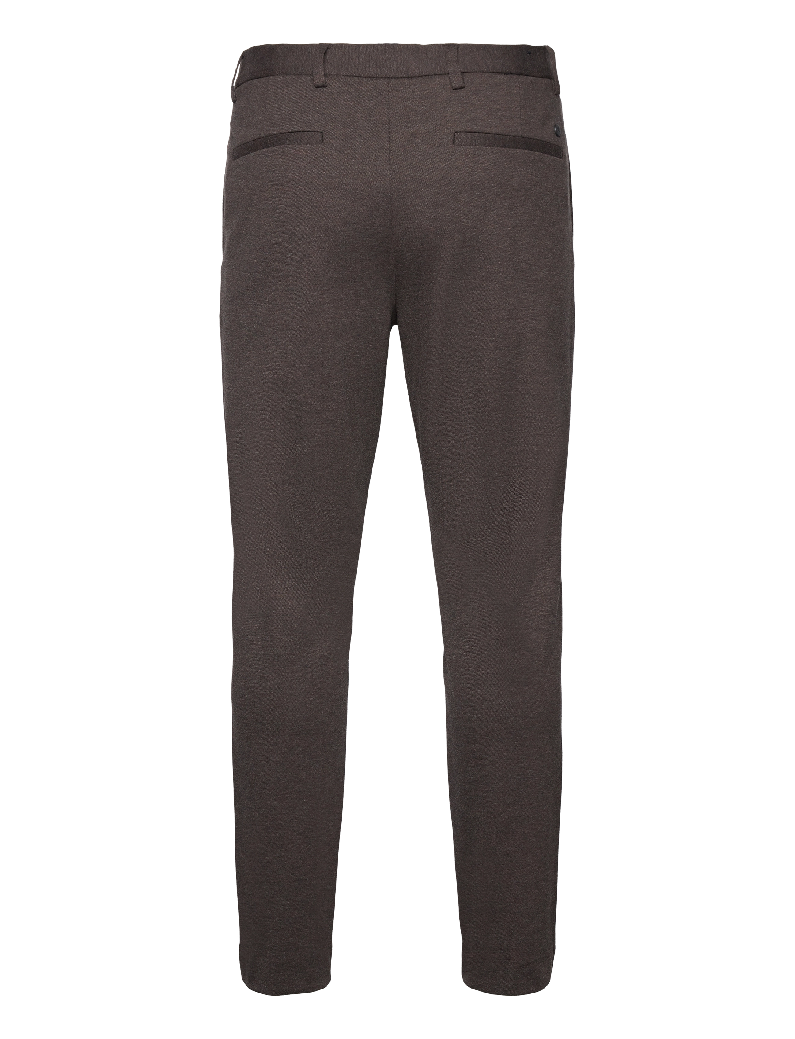Clean Cut Copenhagen - Milano Jersey Pants - jakkesætsbukser - brown melangÈ - 2