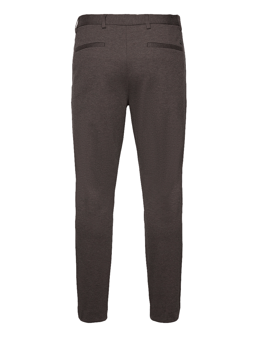 Clean Cut Copenhagen - Milano Jersey Pants - anzugshosen - brown melangÈ - 2