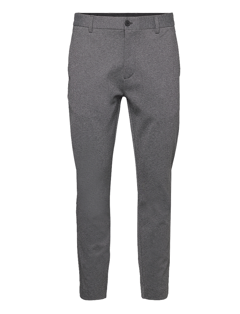 Clean Cut Copenhagen - Milano Jersey Pants - habitbukser - dark grey mix01 - 1