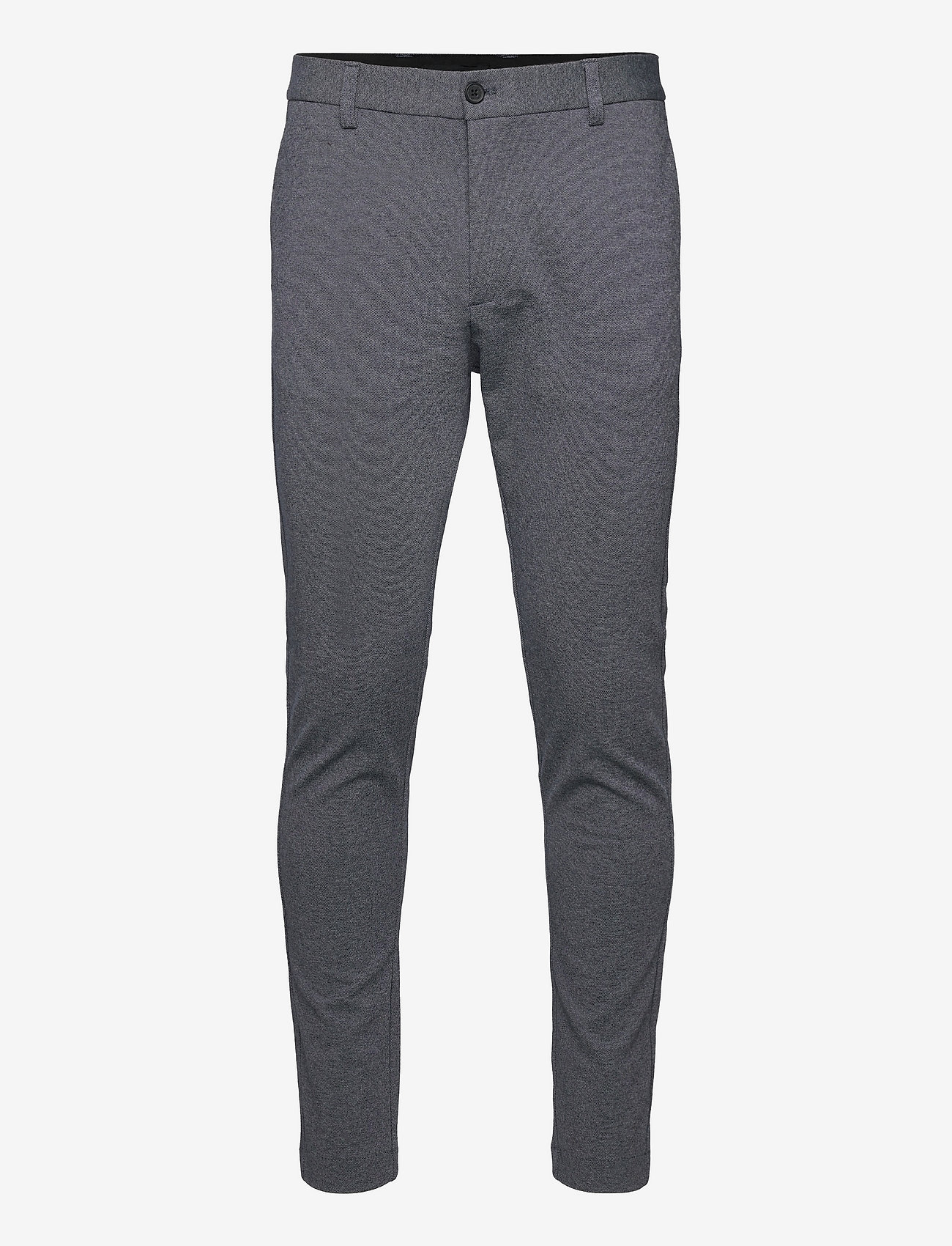 Clean Cut Copenhagen - Milano Jersey Pants - Ülikonnapüksid - denim melange - 1