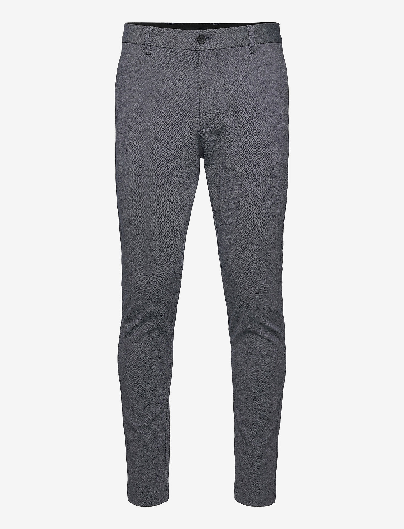 Clean Cut Copenhagen - Milano Jersey Pants - kostiumo kelnės - denim melange - 0