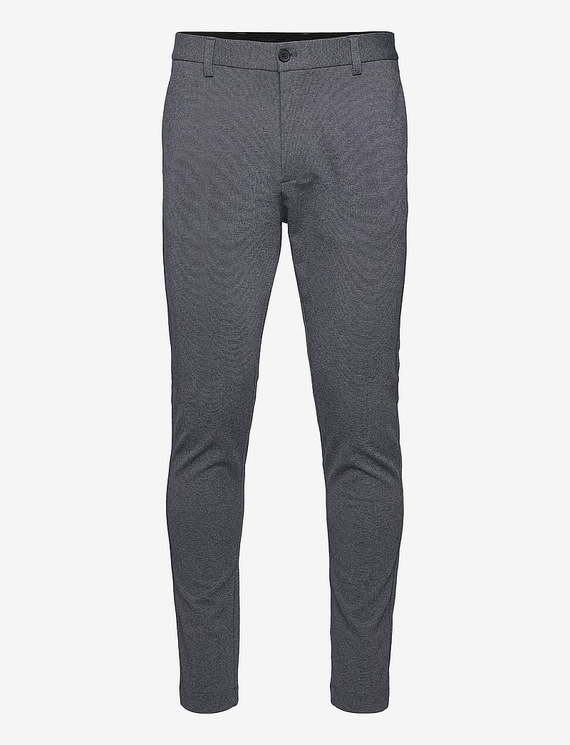 Clean Cut Copenhagen - Milano Jersey Pants - Ülikonnapüksid - denim melange - 1
