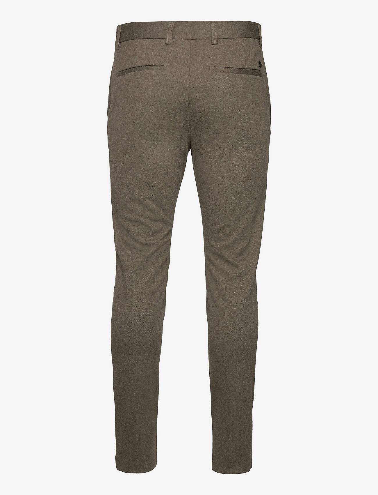 Clean Cut Copenhagen - Milano Jersey Pants - jakkesætsbukser - dusty green mel - 1