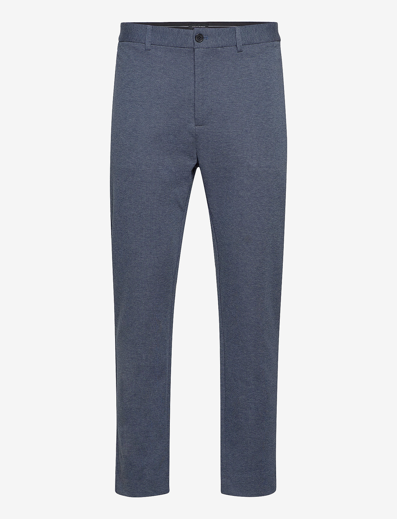 Clean Cut Copenhagen - Milano Jersey Pants - jakkesætsbukser - indigo melange - 0