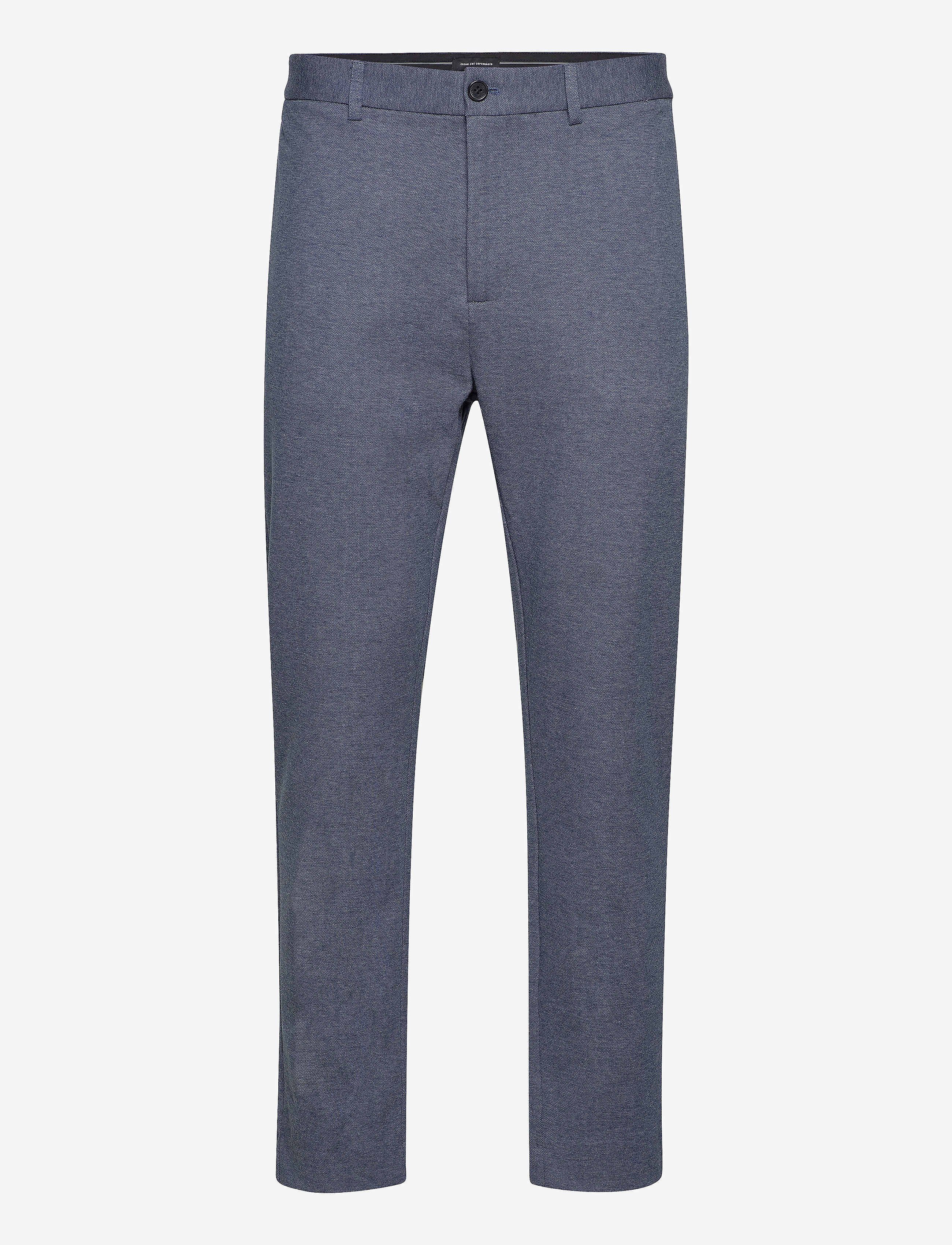 Clean Cut Copenhagen Milano Jersey Pants - Tøj - INDIGO MELANGE / blue