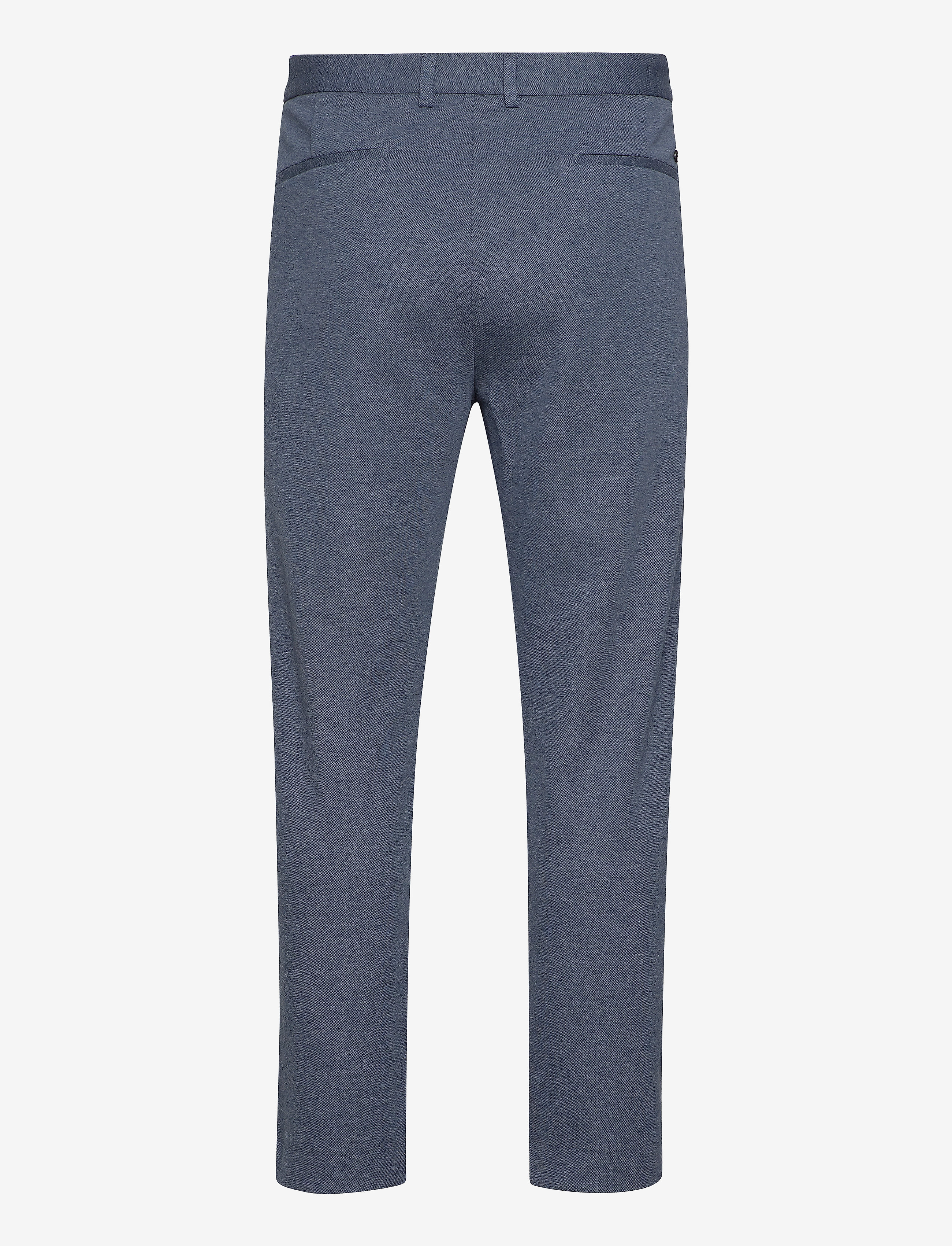 Clean Cut Copenhagen - Milano Jersey Pants - jakkesætsbukser - indigo melange - 1