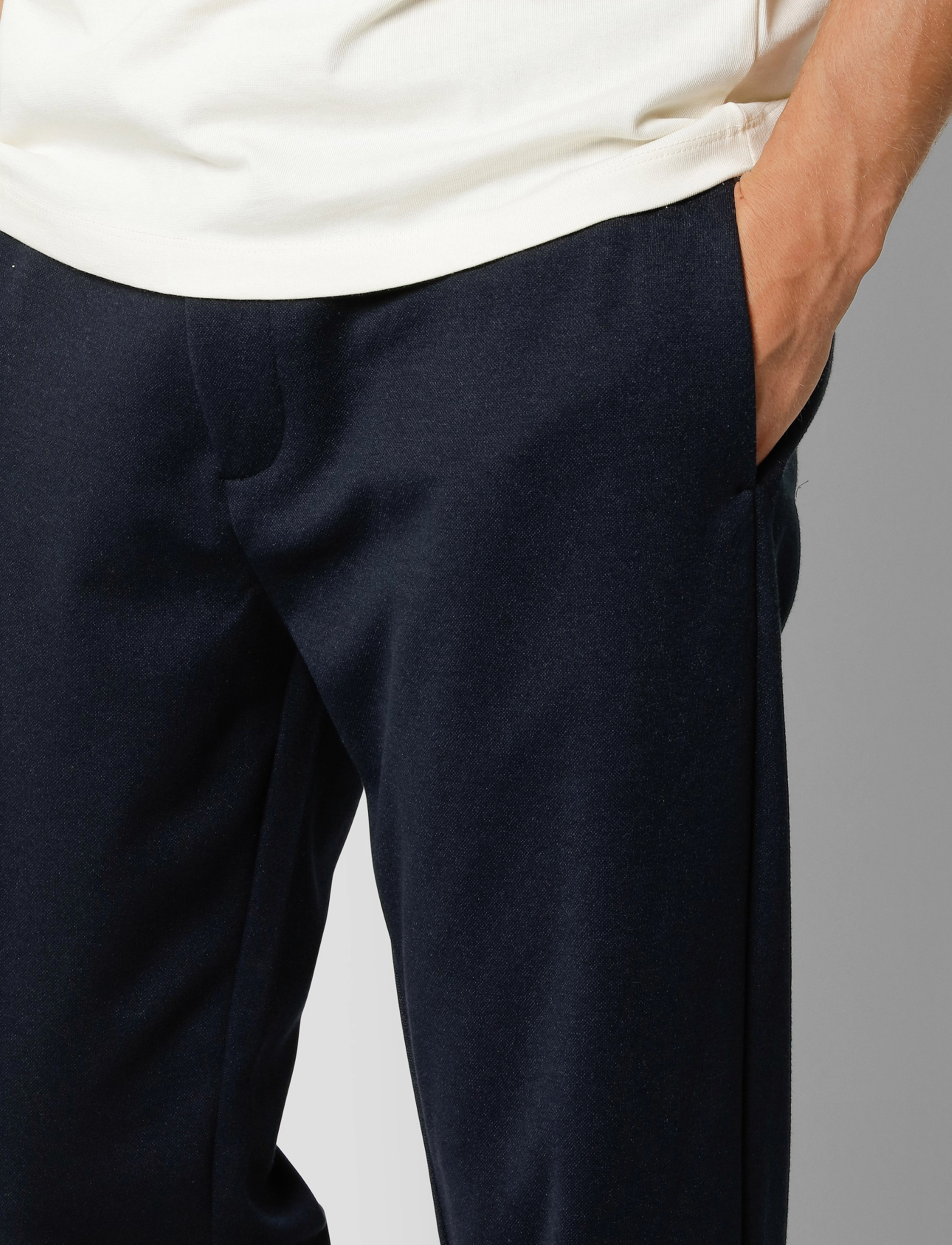 Clean Cut Copenhagen - Milano Jersey Pants - suit trousers - navy01 - 4