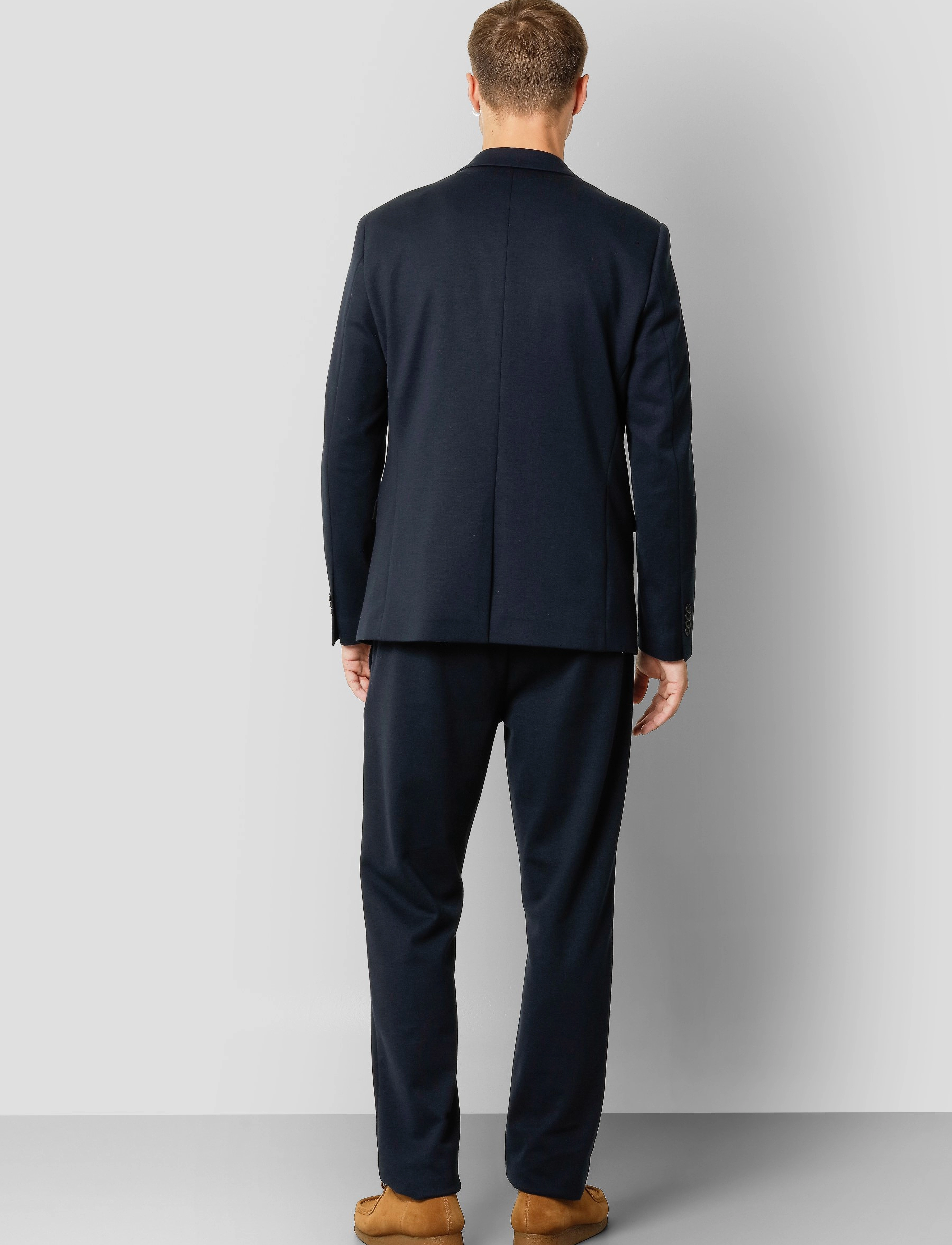 Clean Cut Copenhagen - Milano Jersey Pants - habitbukser - navy - 5