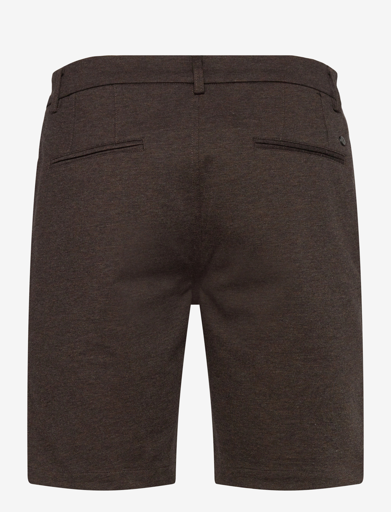 Clean Cut Copenhagen - Milano Jersey Shorts - chino stila šorti - brown melangÈ - 1