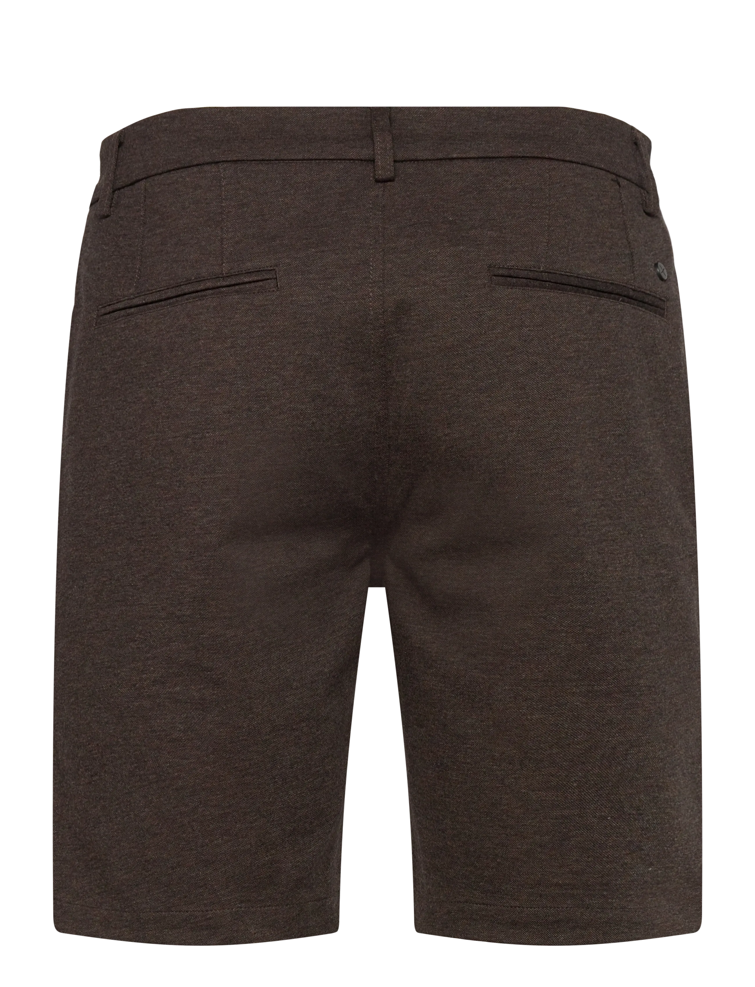 Clean Cut Copenhagen - Milano Jersey Shorts - chinos shorts - brown melangÈ - 1