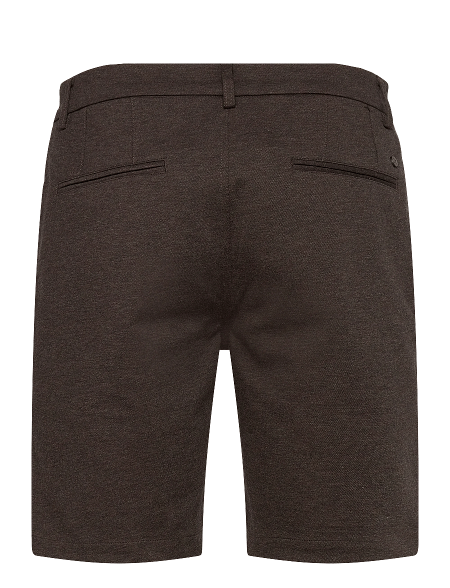 Clean Cut Copenhagen - Milano Jersey Shorts - chinos shorts - brown melangÈ - 1