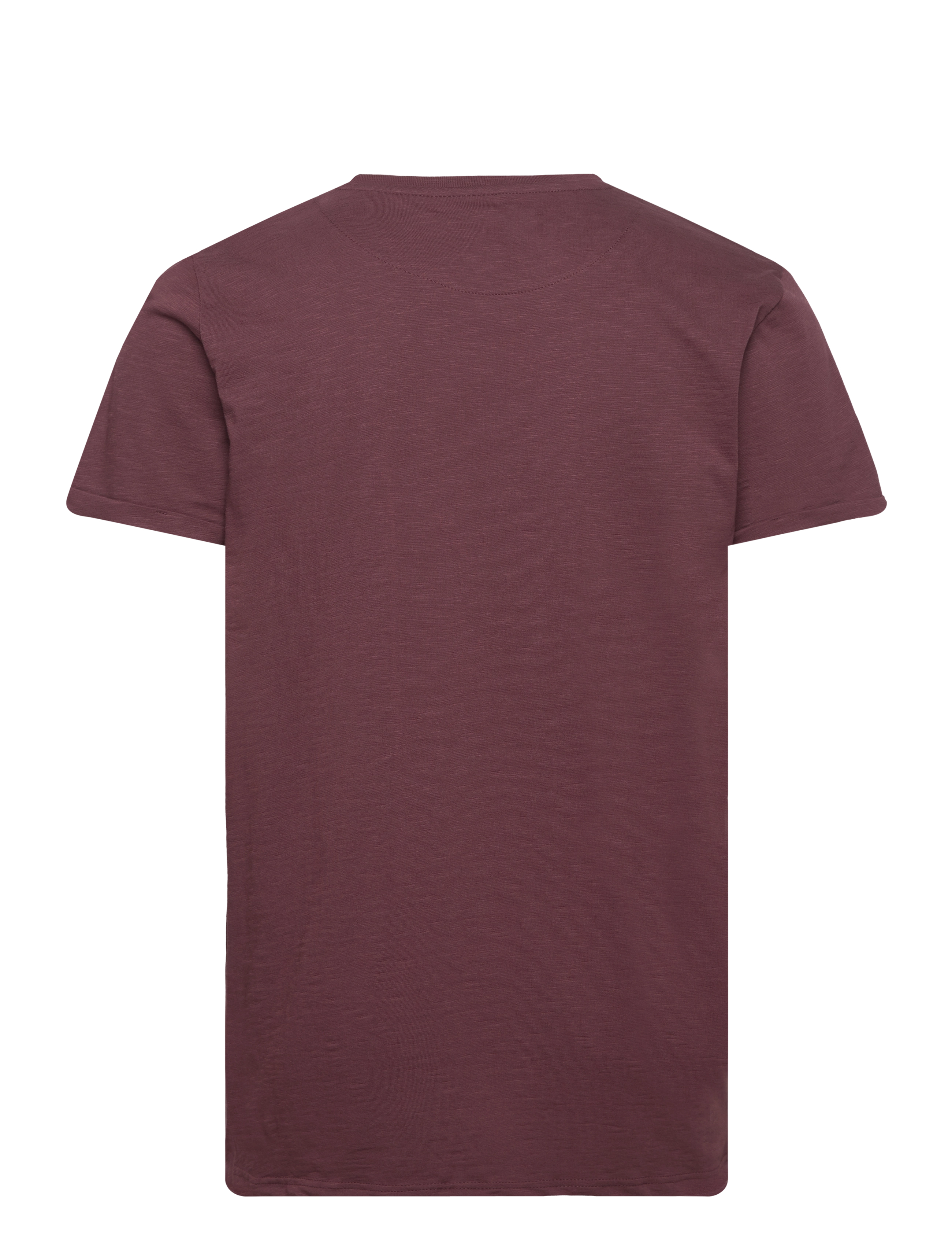 Clean Cut Copenhagen - Kolding Organic Tee S/S - laveste priser - dark plum - 1