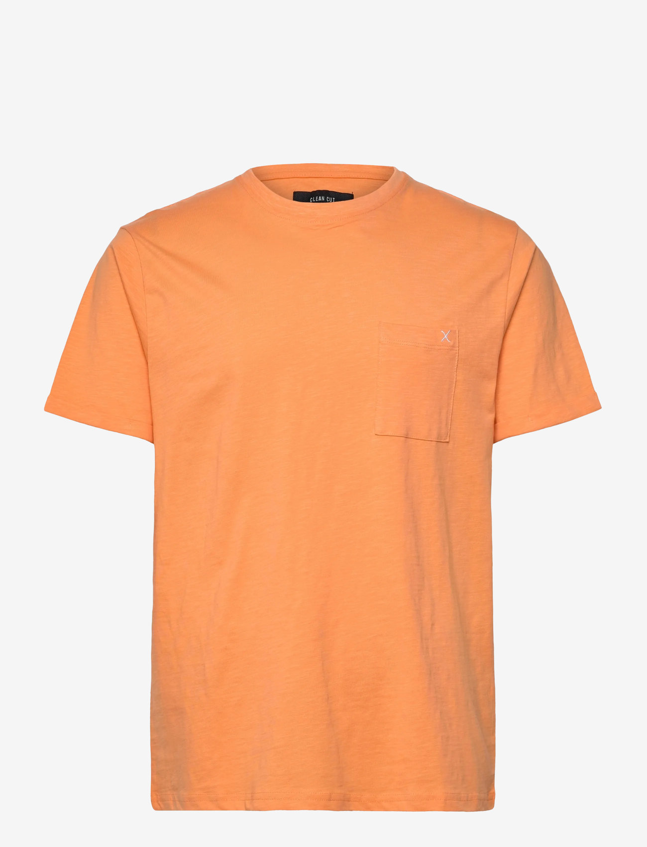 Clean Cut Copenhagen - Kolding Organic Tee S/S - krótki rękaw - mock orange - 0