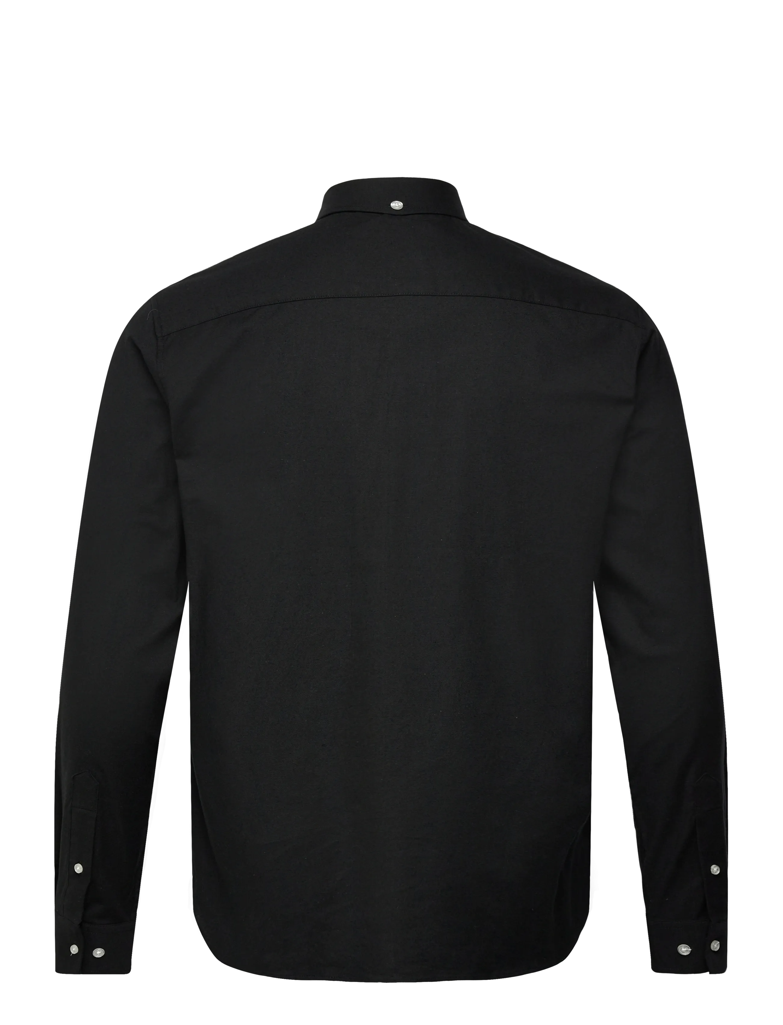 Clean Cut Copenhagen - Oxford Stretch Plain L/S - oxford shirts - black - 1
