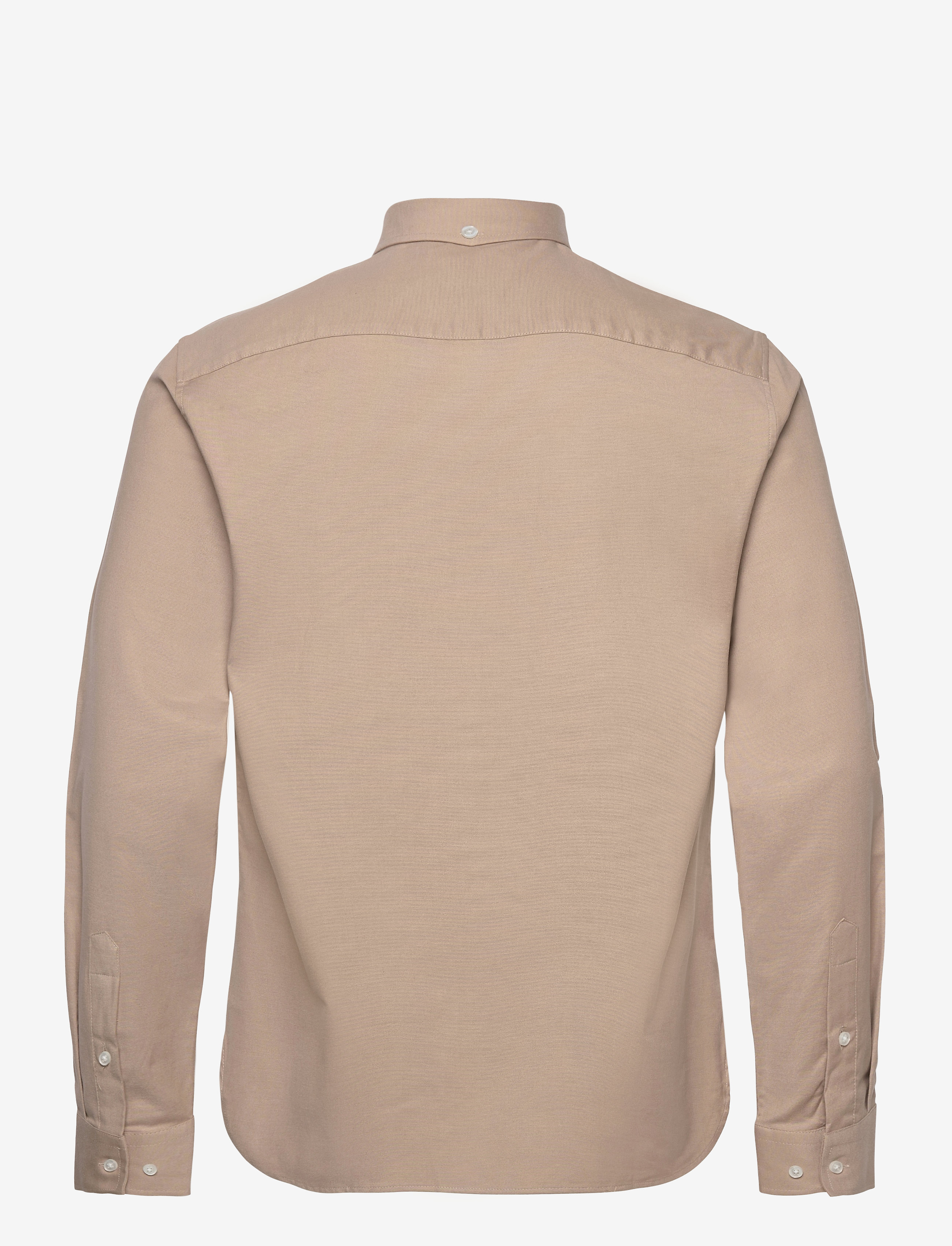 Clean Cut Copenhagen - Oxford Stretch Plain L/S - oxfordi särgid - camel - 2