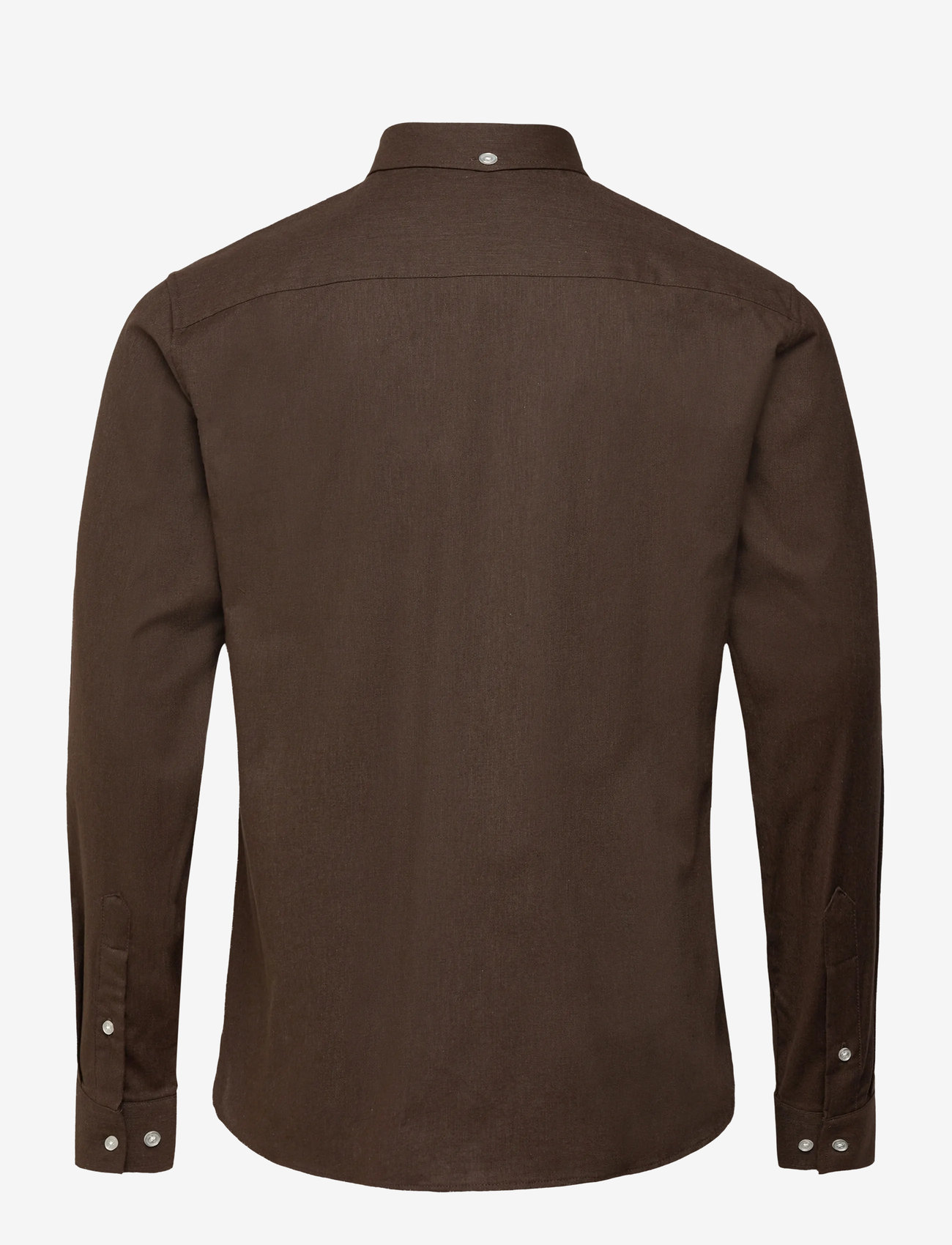 Clean Cut Copenhagen - Oxford Stretch Plain L/S - oxford-hemden - dark brown melange - 1