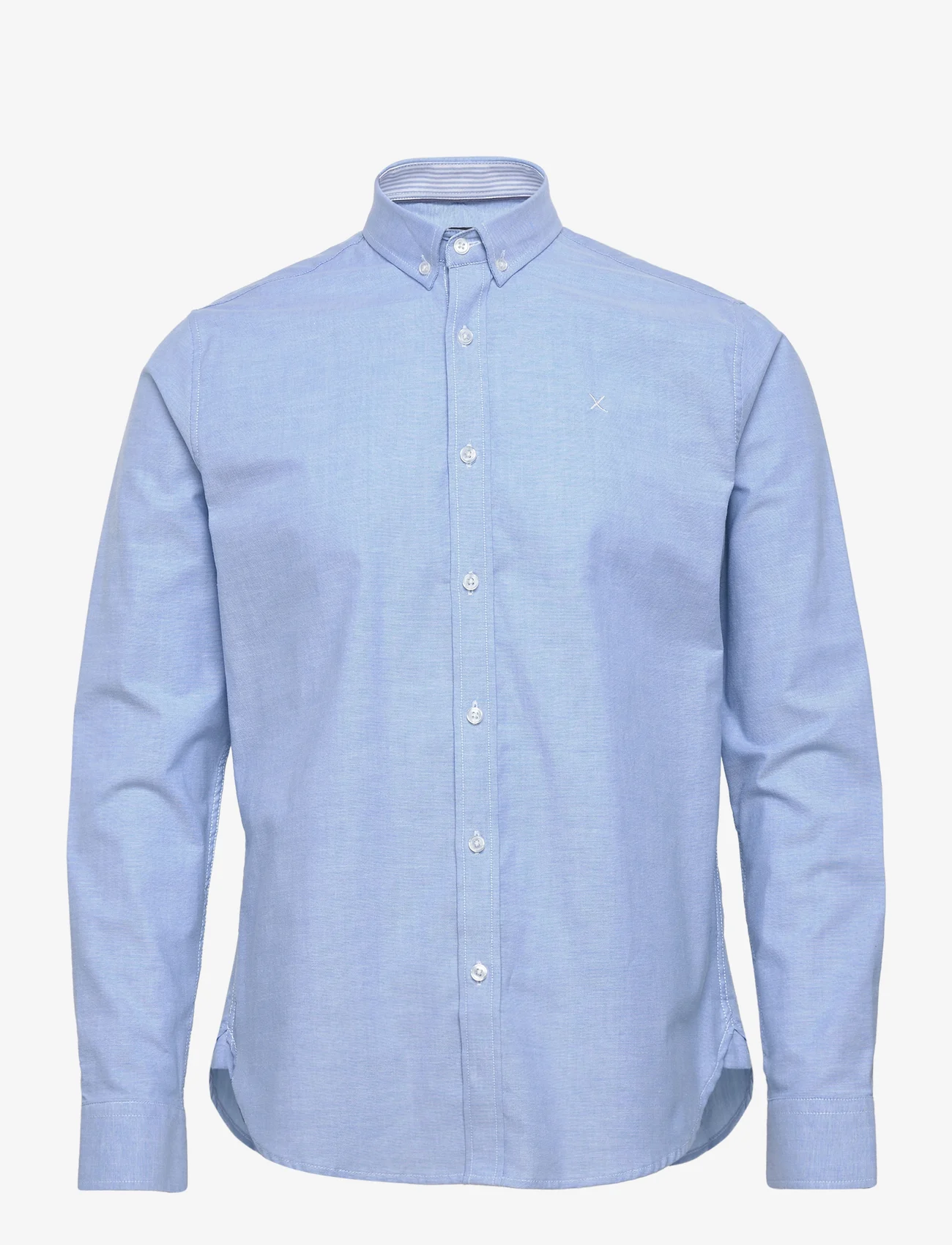 Clean Cut Copenhagen - Oxford Stretch Plain L/S - oxford-skjortor - light blue - 0