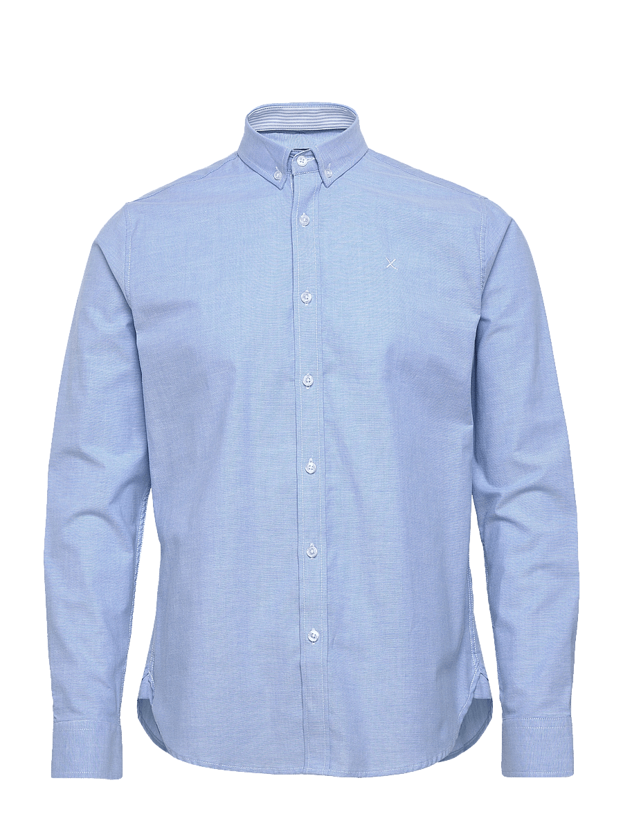 Clean Cut Copenhagen - Oxford Plain L/S - oxfordi särgid - light blue - 1