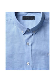 Clean Cut Copenhagen - Oxford Stretch Plain L/S - oxford shirts - light blue - 2
