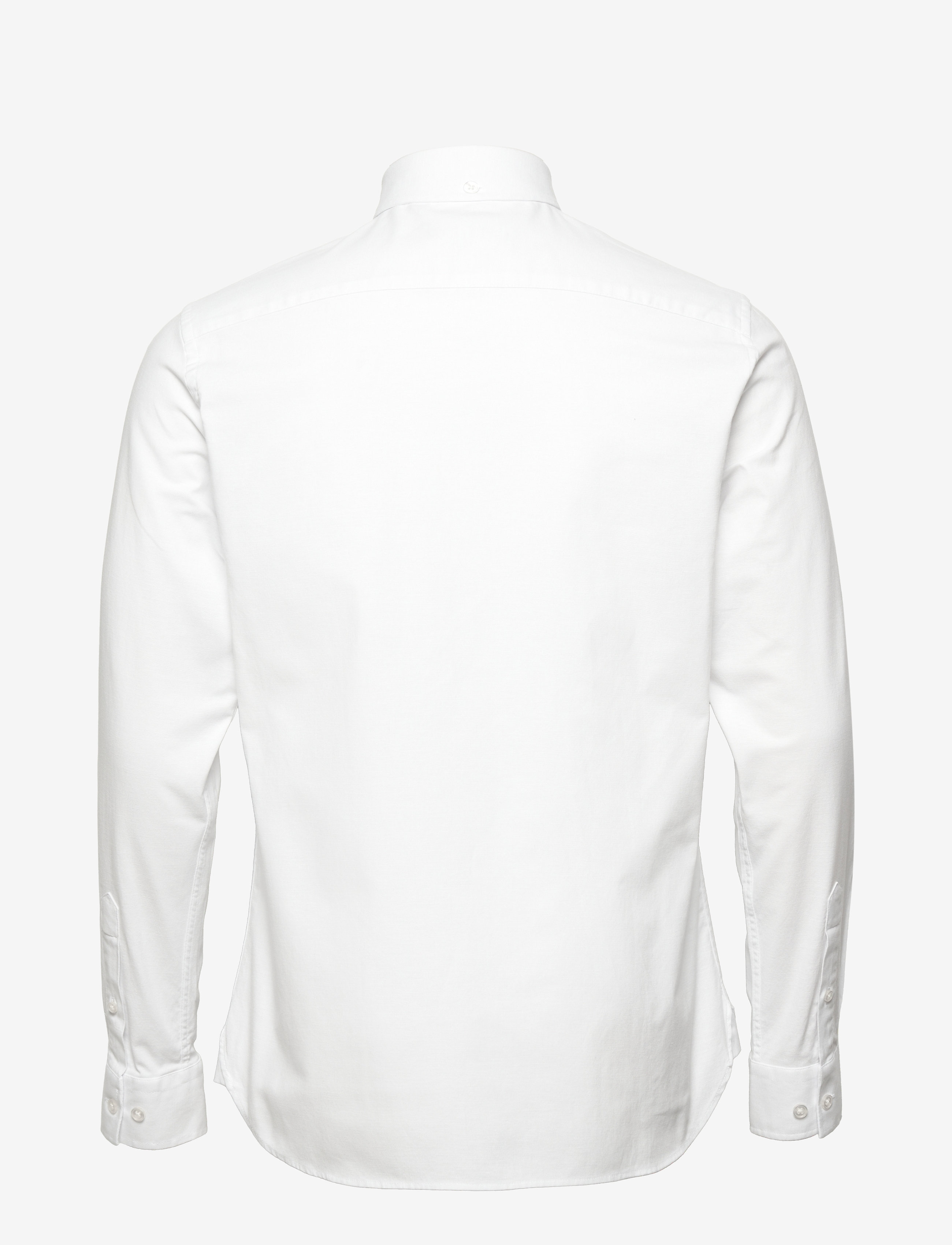 Clean Cut Copenhagen - Oxford Stretch Plain L/S - oxford shirts - white01 - 1