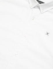 Clean Cut Copenhagen - Oxford Stretch Plain L/S - oxford shirts - white - 3