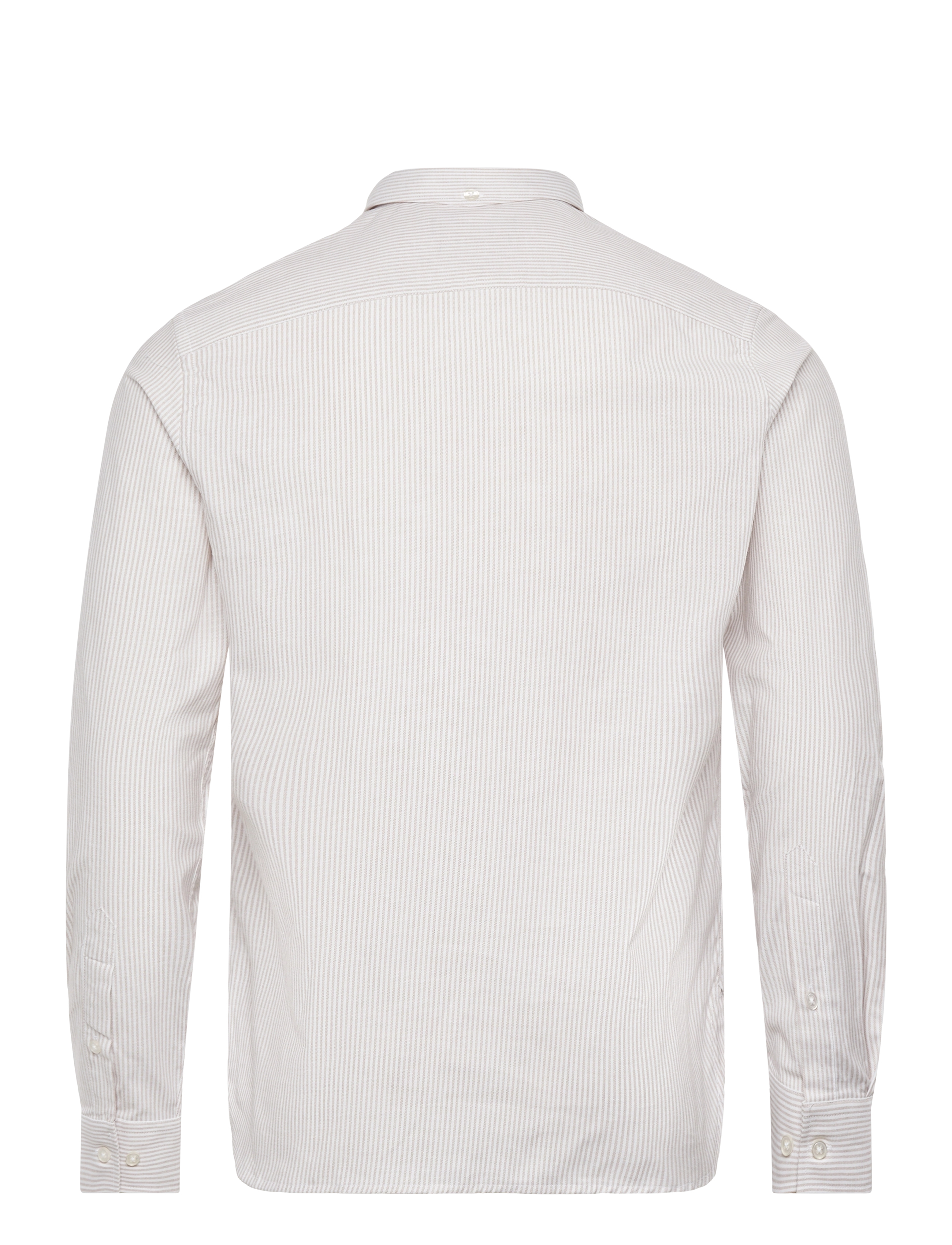 Clean Cut Copenhagen - Oxford Stretch Stripe L/S - khaki striped - 2