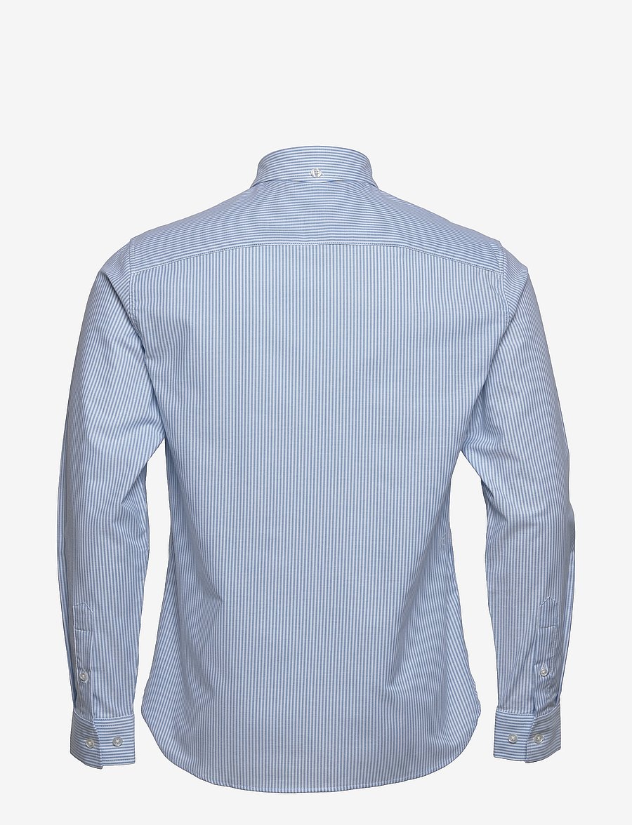 Clean Cut Copenhagen - Oxford Stretch Stripe L/S - light blue - 2