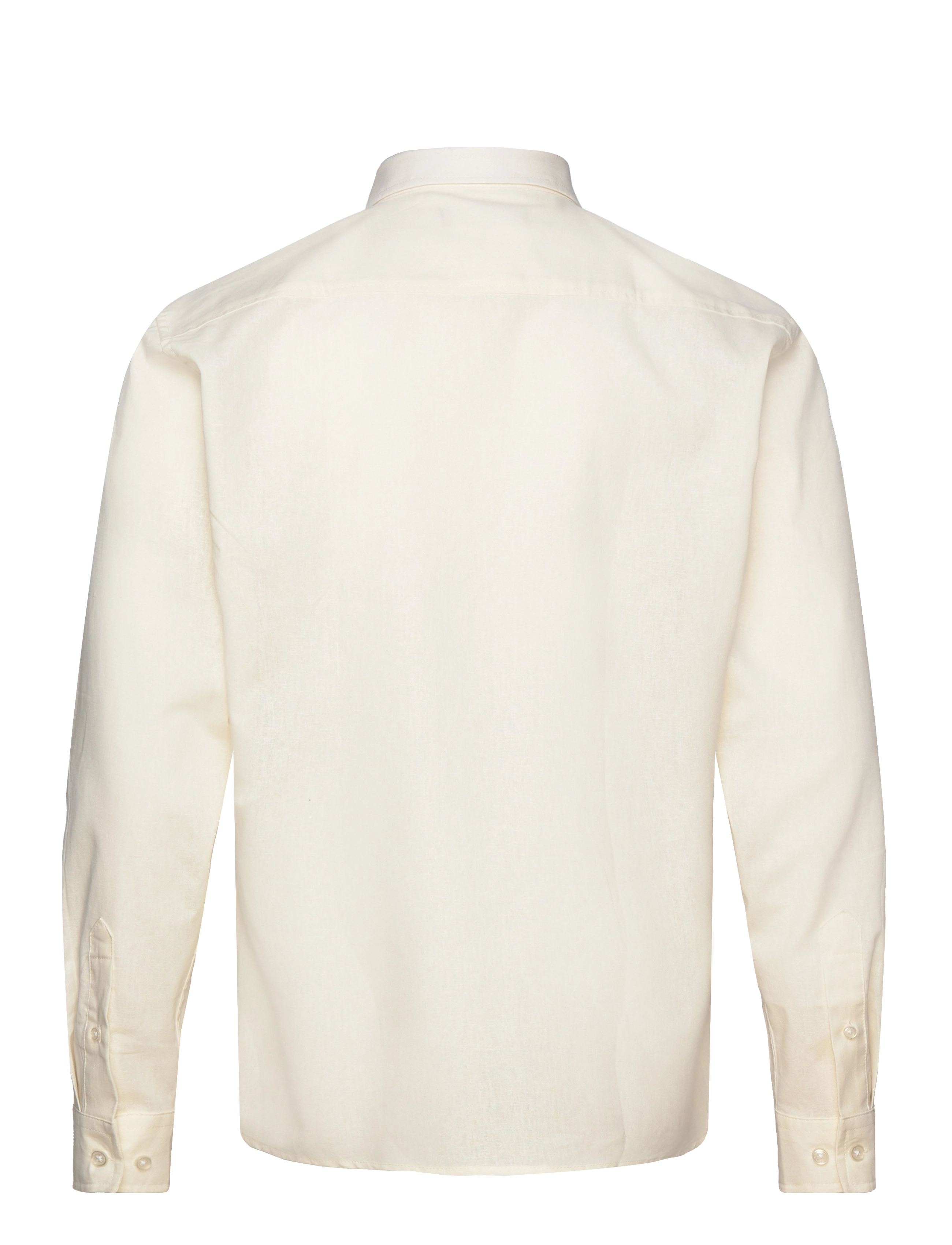 Clean Cut Copenhagen - Cotton / Linen Shirt L/S - lininiai marškiniai - ecru - 1
