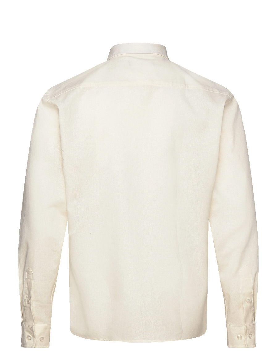 Clean Cut Copenhagen - Cotton / Linen Shirt L/S - hørskjorter - ecru - 1