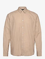 Cotton / Linen Shirt L/S - KHAKI