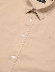 Clean Cut Copenhagen - Cotton / Linen Shirt L/S - pellavakauluspaidat - khaki - 3