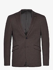 Clean Cut Copenhagen - Milano Jersey Blazer - blazers met dubbele knopen - brown melangÈ - 0