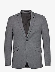 Clean Cut Copenhagen - Milano Jersey Blazer - dobbeltspente blazere - dark grey mix - 0