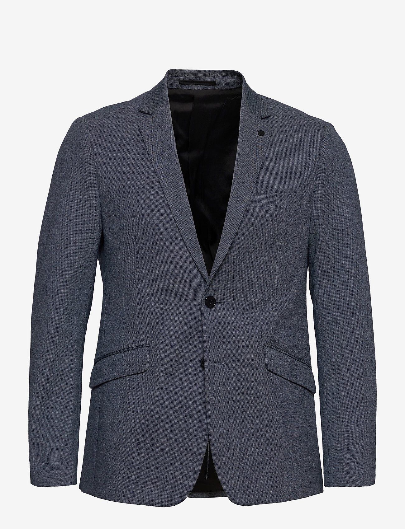 Clean Cut Copenhagen - Milano Jersey Blazer - einreiher - denim melange - 0