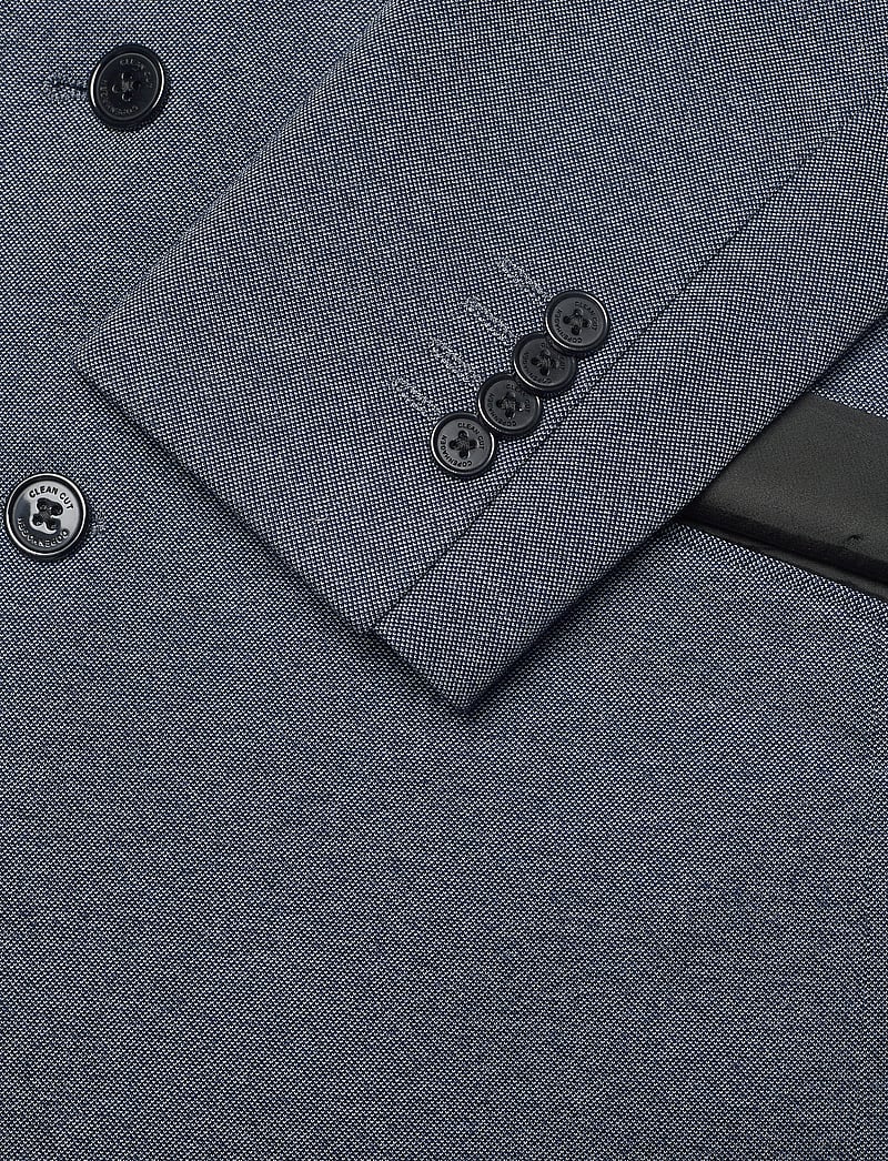 Clean Cut Copenhagen - Milano Jersey Blazer - einreiher - denim melange - 4