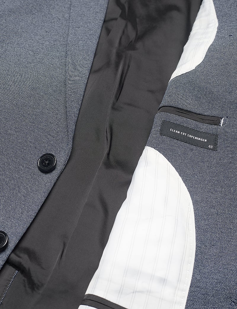 Clean Cut Copenhagen - Milano Jersey Blazer - einreiher - denim melange - 5