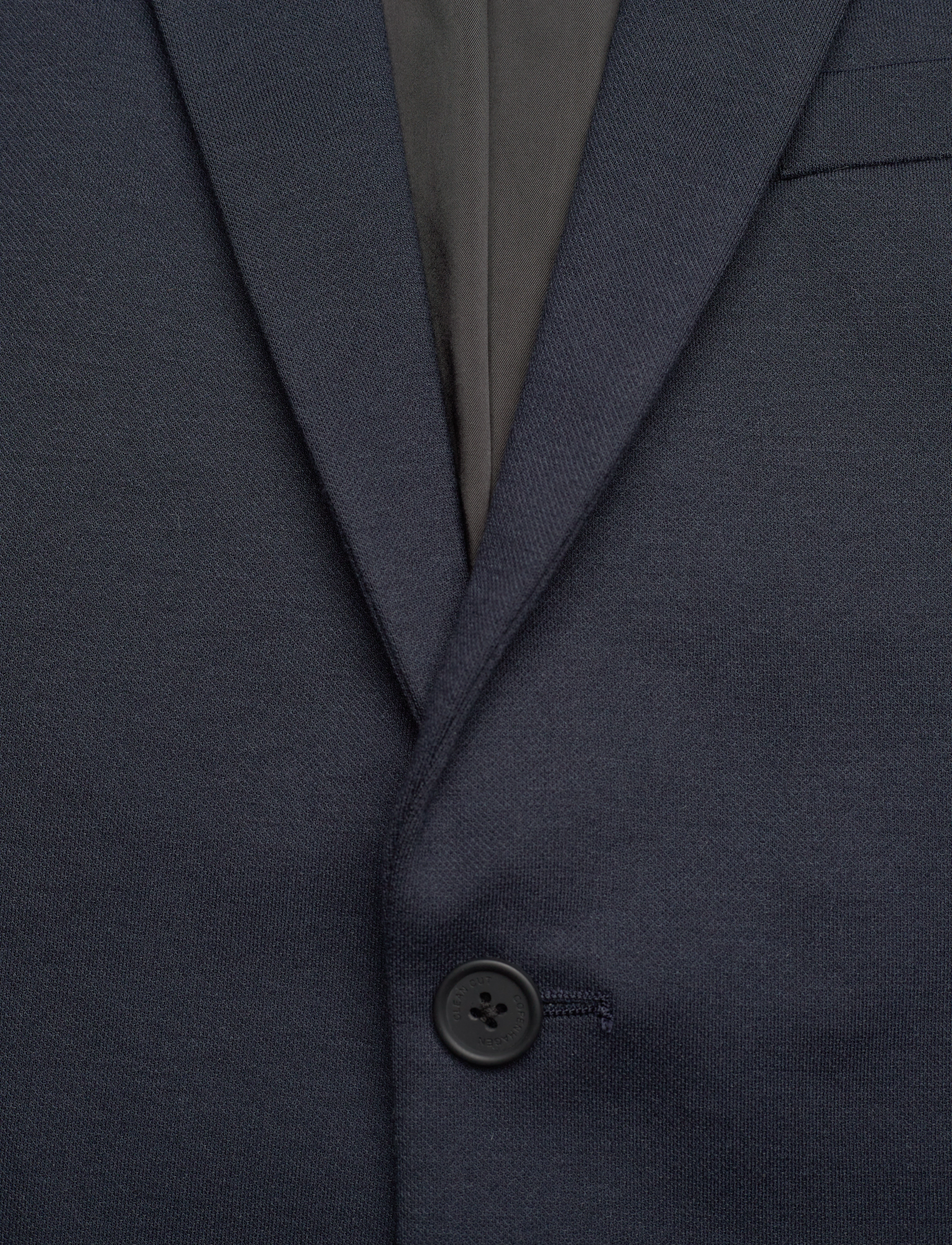 Clean Cut Copenhagen - Milano Jersey Blazer - vienaeiliai švarkai - navy - 3