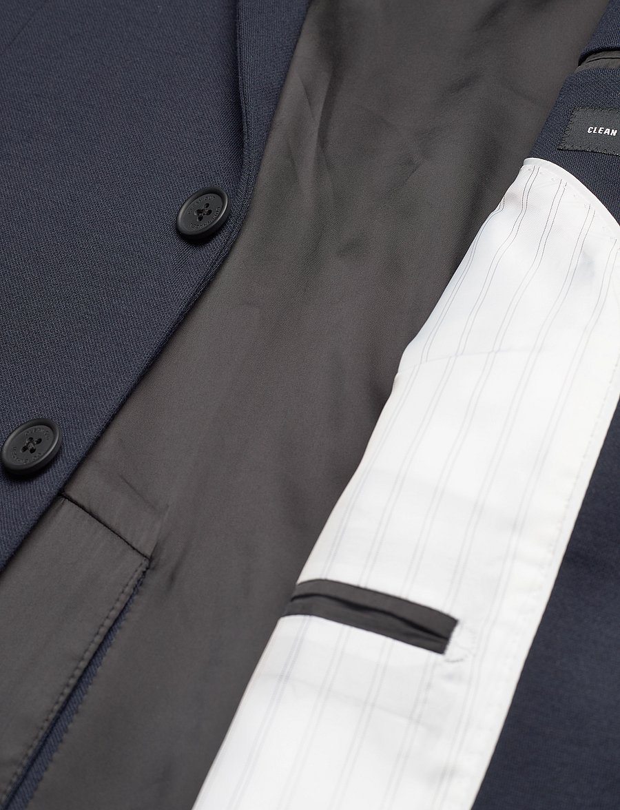 Clean Cut Copenhagen - Milano Jersey Blazer - vienaeiliai švarkai - navy - 5