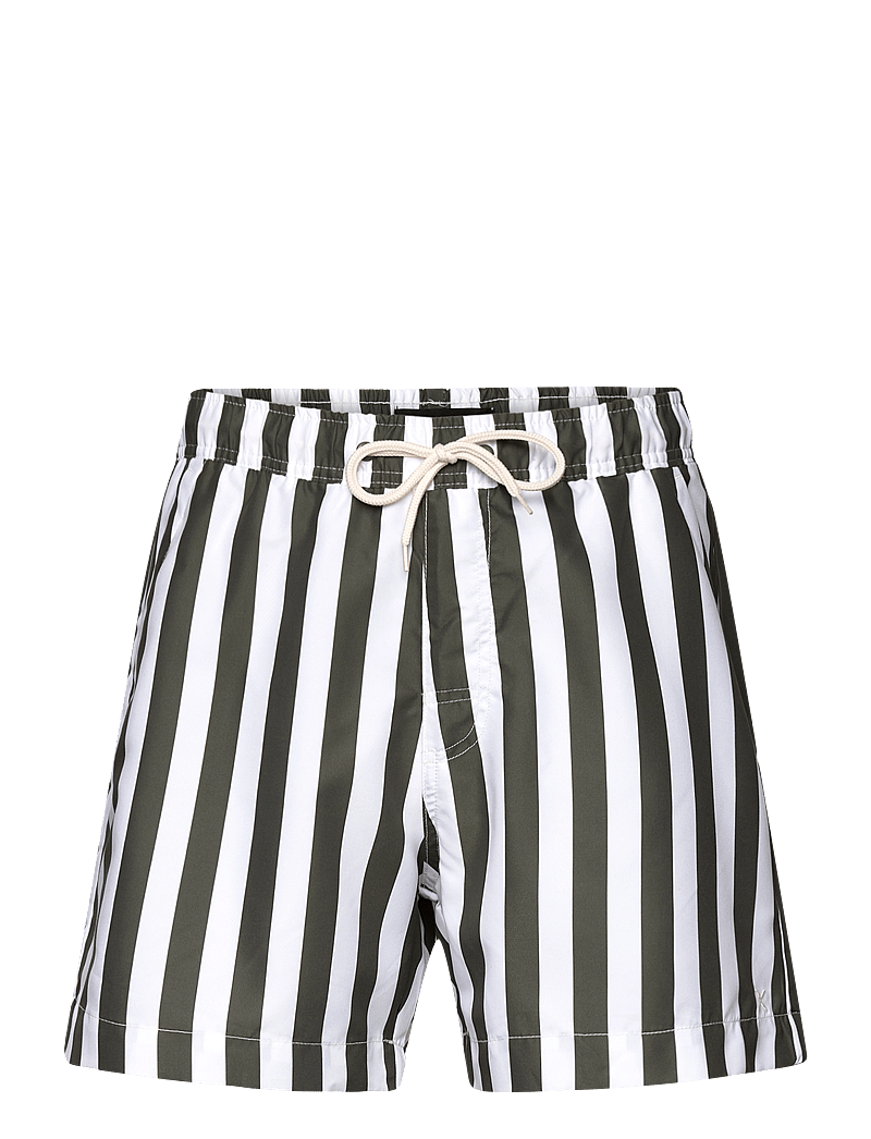 Clean Cut Copenhagen - Swim Shorts - badeshorts - bottle striped - 1