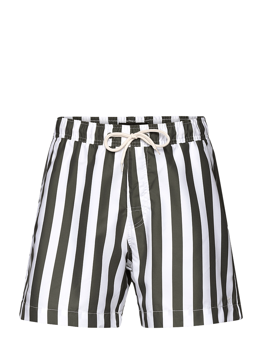 Clean Cut Copenhagen - Swim Shorts - swim shorts - bottle striped - 1