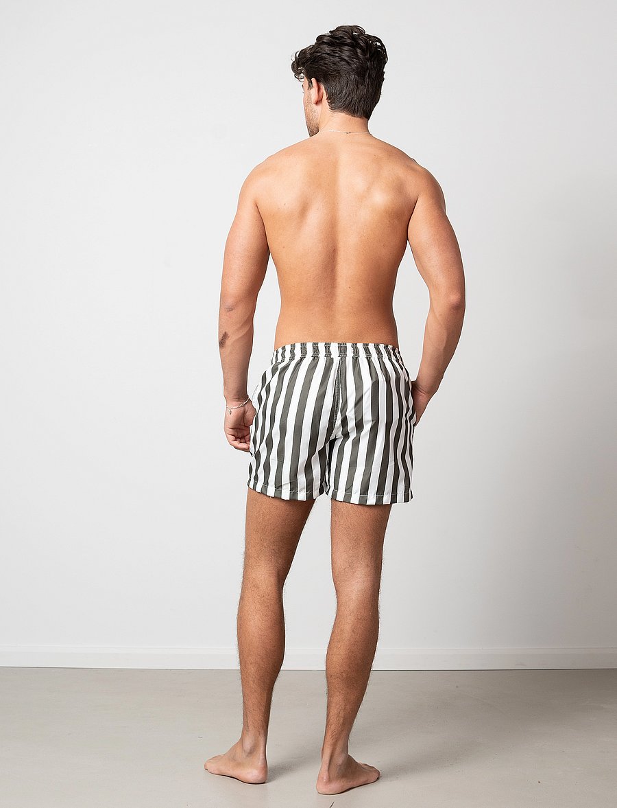 Clean Cut Copenhagen - Swim Shorts - swim shorts - bottle striped - 5